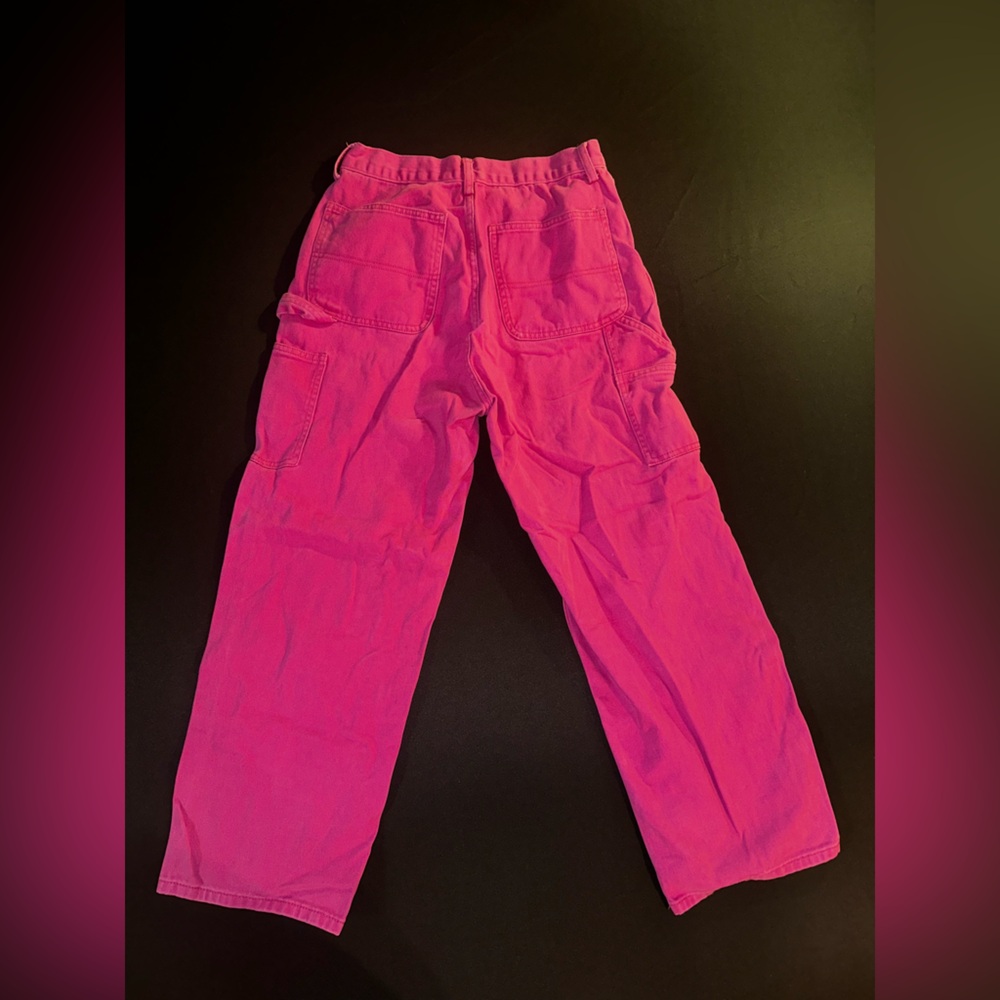 Womens Pink and Red Pants - Picture 3 of 3